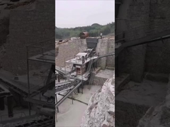 อุปกรณ์โรงงานปูนซีเมนต์สถานีผสมคอนกรีต HZS75 สำหรับขนาดกลางขึ้นไป