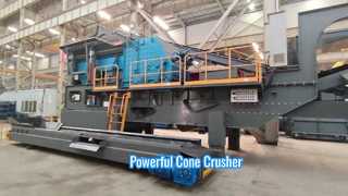 เครื่องบดกรวยไฮดรอลิกอันทรงพลังสำหรับการก่อสร้าง