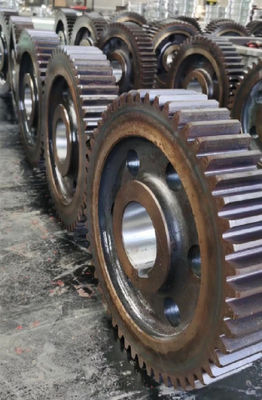Customized 42CrMo Alloy Steel Hardened Gear Ball Mill Pinion Ball Mill