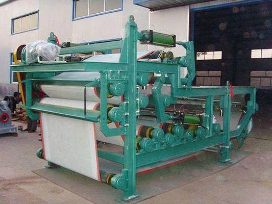 High-Efficiency Three Filter Belt Type Concentrated Filter Press