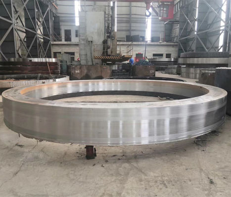 Plain Riding Ring Cement Plant 2-9M Rotary Kiln Tyre And Rotary Kiln Ride Ring