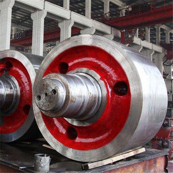 Casting Steel Forging kiln support roller Ball Mill Large Support Wheel Roller Shaft