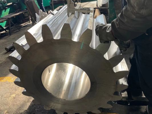 Carburizing Steel Forging Spur 18CrNiMo7-6 Ball Mill Pinion Gear