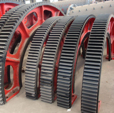 GS42CrMo4 โลหะผสมเหล็กหล่อปรับแต่ง Mill Pinion Gears สำหรับ Ball Mill