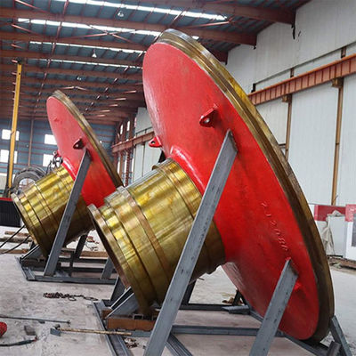 การหล่อฝาท้ายเหล็กหล่อและการตีขึ้นรูปฝาท้ายโรงสีบอล Customized