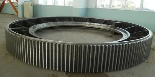 Ring Gear Mill Girth Gear Oblique Tooth สำหรับ Mining Mill และ Rotary Kiln