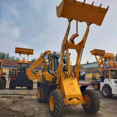 น้ำหนักใช้งานโดยรวม 6600Kg รถขุดหน้าตักหลังขุดสำหรับงานหนัก