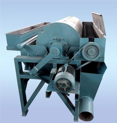 1.5kw-7.5kw อุปกรณ์แต่งแร่ Magnetic Drum Separator Machine มีความแข็งแรงสูง