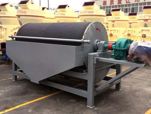 RoHS 7.5 kw Ore Dressing Equipment Magnetic Drum Separator ใช้ในการขุด