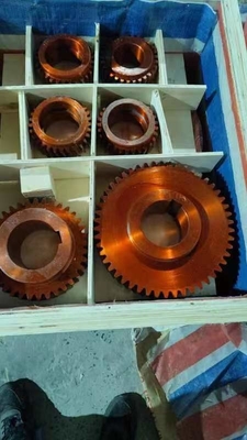 การปรับเปลี่ยนเหล็กเหล็กเหล็กเหล็กทองแดง Pinion สเปอร์เล็ก Gear ใน Gear Reducer Gearbox