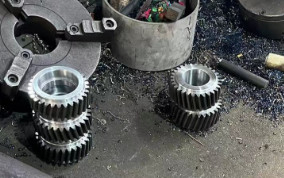 การปรับเปลี่ยน Cnc Pinion และ Pinion Shaft Gear ISO / CE