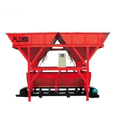 เครื่องผสมคอนกรีตซีรีส์ PLD อุปกรณ์โรงงานปูนซีเมนต์สำหรับโรงงานผสมคอนกรีต