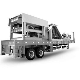 ISO9001 650 TPH Triaxial Mobile Primary Jaw Crusher ในเครื่องบดหิน