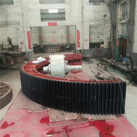GB7233-87 โรงงานเหล็กฟองน้ำ GS42CrMo4 Mill Girth Gear และ Ball Mill Girth Gear Factory