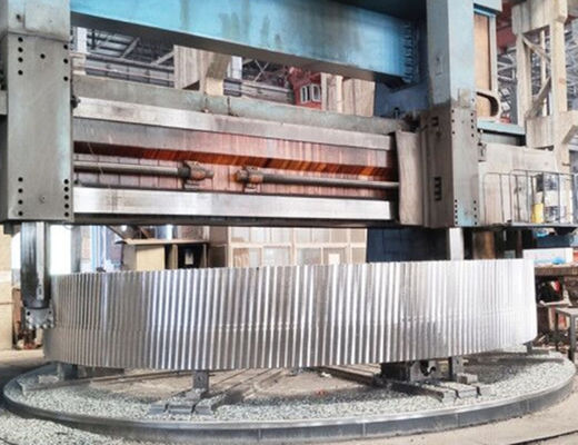 16000mm Nodular Cast Iron Ring เตาเผาแบบหมุนเส้นรอบวงเกียร์และเดือยเกียร์ราคาโรงงาน