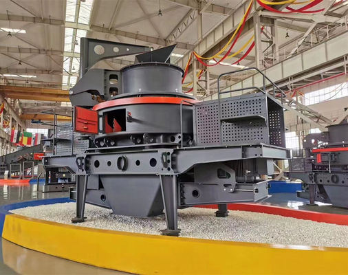เครื่องบดกระแทกเพลาแนวตั้ง VSI 600 T / H โรงบดแร่