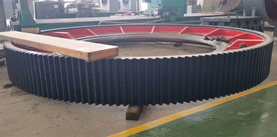 เหล็กหล่อ 10 โมดูล ASTM Ball Mill Girth Gear และเตาเผาแบบหมุนราคาโรงงาน girth