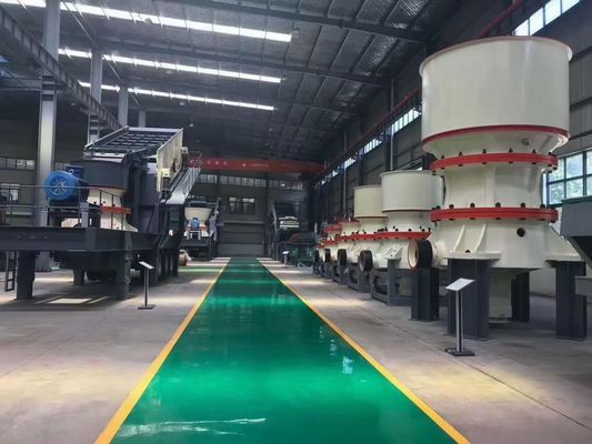 สถานีเครื่องบดหินมือถือ 200Tph สร้างโรงโม่หินให้สมบูรณ์