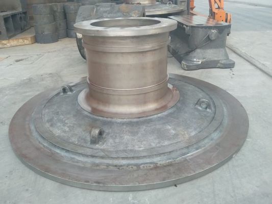485MPA CITIC HIC ชิ้นส่วนเครื่องจักร Ball Mill Parts End Cover สำหรับ Ball Mill Mill Shell