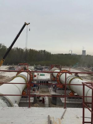 6.0x95m 12000t / d เตาเผาแบบหมุนในโรงปูนซีเมนต์ประหยัดพลังงาน