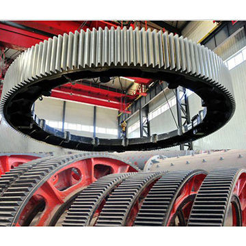 Heavy Duty 16000mm ball mill girth gear สำหรับโรงสีลูกและโรตารี่เตาเผา